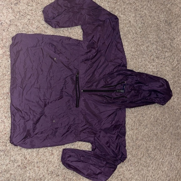 Nice deep purple hipster GAP windbreaker Jacket apparel - Picture 8 of 8